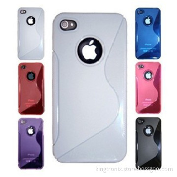 S-Line TPU Gel Case Cover for iPhone 4 4s (KT-04002)